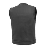 Manhattan Noir Men's Motorcycle Leather Vest